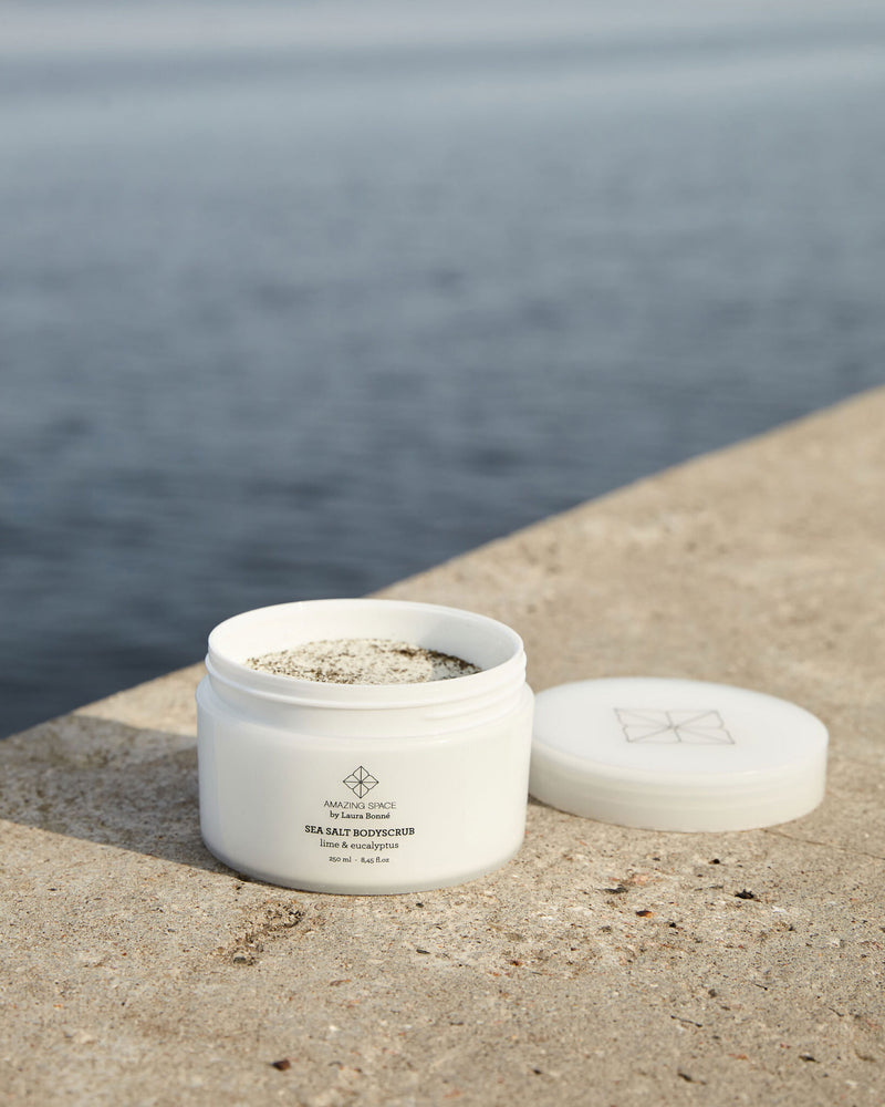 Sea Salt Body Scrub – Lime & Eucalyptus